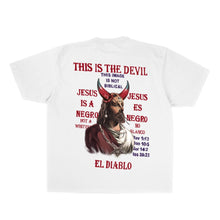 Load image into Gallery viewer, Black Jesus T-Shirt / White

