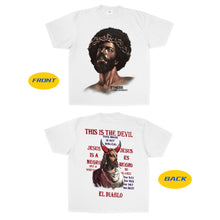Load image into Gallery viewer, Black Jesus T-Shirt / White
