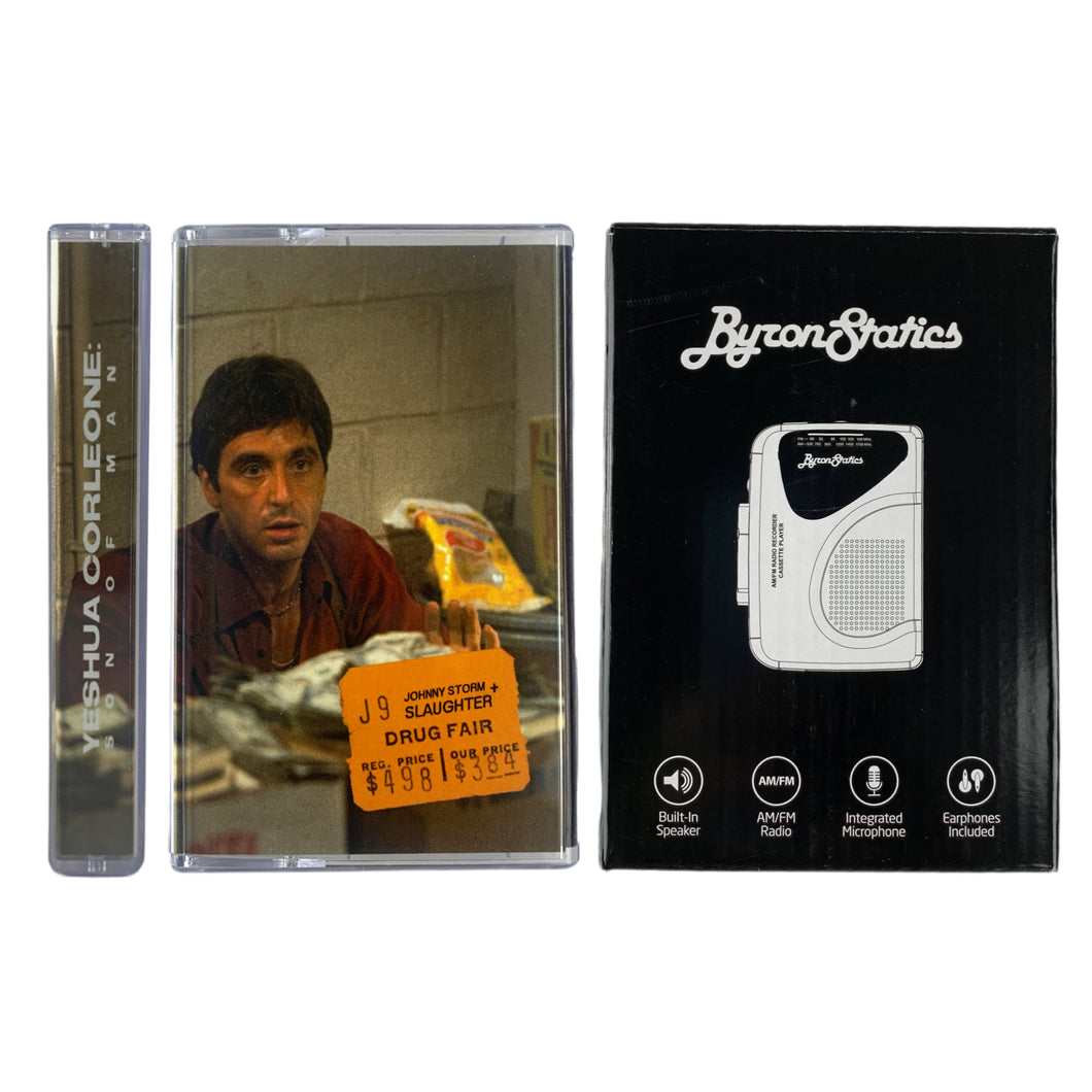 Yeshua Corleone: Son Of Man Cassette Tape With Cassette Player